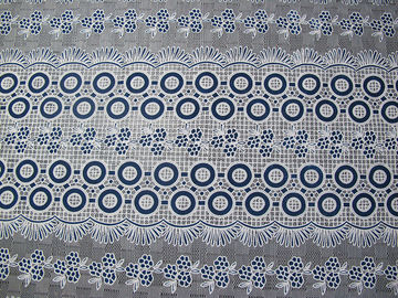 Cordón coloreado algodón de la flor de la quemadura de la tela del cordón del poliéster del punto para las muchachas 'vestido y las faldas (CY-DK0022) proveedor
