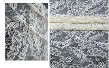 Materia textil hueco ligera de la tela del cordón de la hoja de la gasa 100%nylon en el mercado de Guangzhou (CY-DN0007) proveedor
