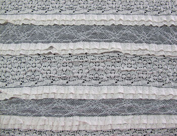 Tela nupcial de múltiples capas Eco 50' amistoso del ajuste del encaje elástico “- 52&quot; 'CY-LW0182 proveedor