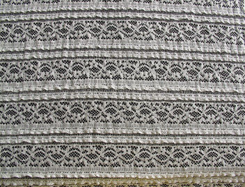 Tela respetuosa del medio ambiente del spandex de algodón del encaje elástico, ajuste elástico beige CY-LW0220 del cordón proveedor