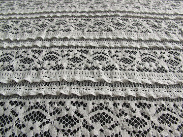 Tela respetuosa del medio ambiente del spandex de algodón del encaje elástico, ajuste elástico beige CY-LW0220 del cordón proveedor