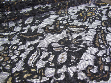Tela de nylon metálica del cordón amistoso de Eco para el negro CY-LW0219 de la ropa proveedor