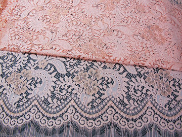 Tela de nylon del cordón de los vestidos de boda del rayón del algodón anaranjado elegante Ninguno-Elástico proveedor