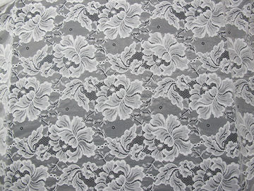 Diseño floral de nylon de encargo de la tela del cordón del bordado de Digitaces para la modistería proveedor