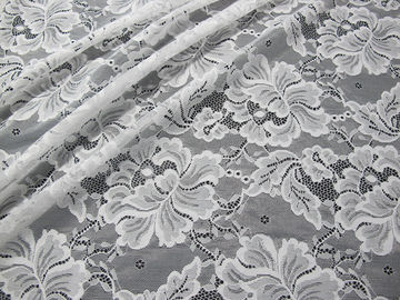 Diseño floral de nylon de encargo de la tela del cordón del bordado de Digitaces para la modistería proveedor