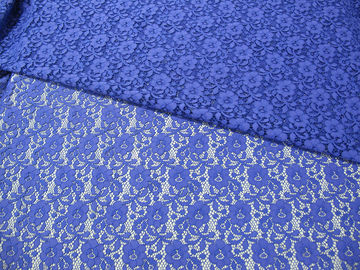 Mini floral de Digitaces de la tela de nylon azul del cordón para señora Dress proveedor