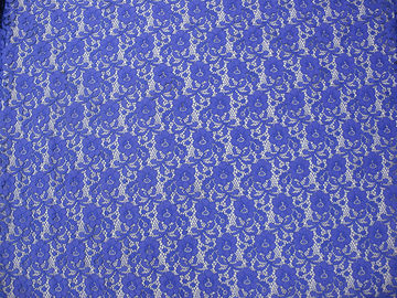 Mini floral de Digitaces de la tela de nylon azul del cordón para señora Dress proveedor