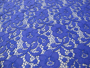 Mini floral de Digitaces de la tela de nylon azul del cordón para señora Dress proveedor