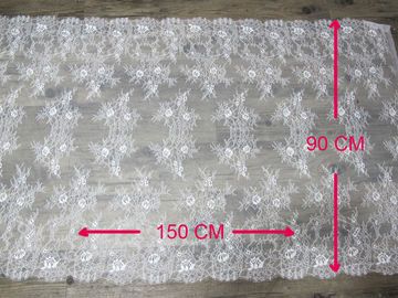Nupcial blanco de la alta tenacidad por todo el cordón para el vestido de boda CY-HB0457 proveedor