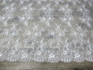 Nupcial blanco de la alta tenacidad por todo el cordón para el vestido de boda CY-HB0457 proveedor