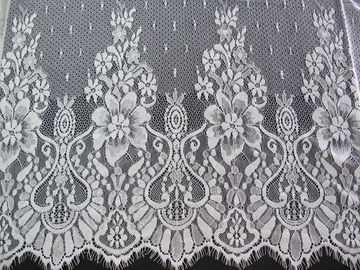 Ajustes elásticos del cordón de la pestaña del vestido del vestido por el escarpado brillante negro elegante de la yarda proveedor
