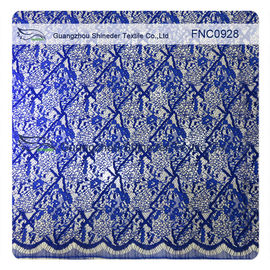 Tela de Cotton&amp;Nylon de la repetición de la pestaña de la tela del cordón del cordón de la línea de la onda proveedor
