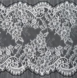 Ajuste de nylon del cordón del ojeteador, cordón nupcial de la concha de peregrino floral para el vestido de noche proveedor