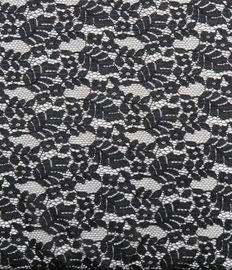 Tela verde/floral de la tela elástico de nylon respetuosa del medio ambiente del cordón del cordón proveedor