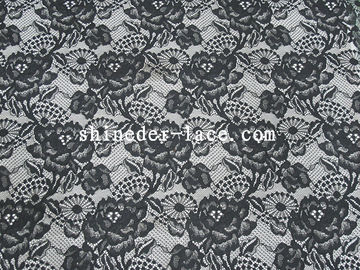 modelo floral/especial de la tela de nylon del cordón de la anchura del 150cm de la hoja para la ropa SYD-0170 de las mujeres proveedor