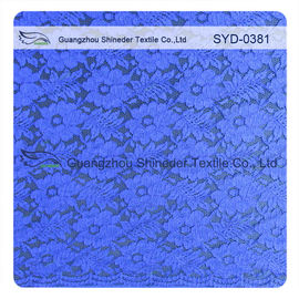 Cordón del cordón de 2016 del verano azules añiles del lanzamiento, tela floral del cordón, color azul marino disponible proveedor