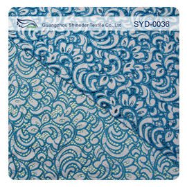 Tela de nylon del cordón del algodón doble del color para la tela casera del cordón de la materia textil/de la pestaña proveedor