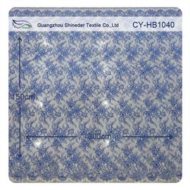 Cordón nupcial floral encantador suave fino de Chantilly, cordón de nylon del vestido de boda de la concha de peregrino proveedor