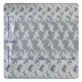 Ajuste elástico del cordón de la pestaña de nylon blanca hermosa/ajuste decorativo del cordón proveedor