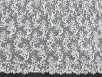 El cordón viscoso de Chantilly del cordón elegante/bordó la tela del cordón proveedor